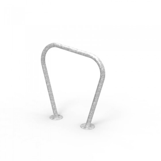 cbr6b galvanised bike rail perspective