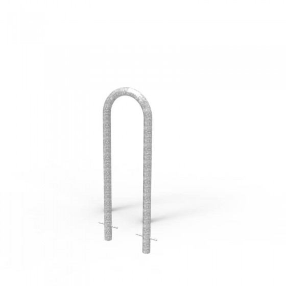 cbr3f galvanised bike rail perspective