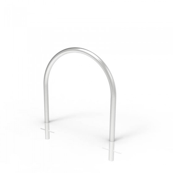 cbr2f stainless steel bike rail perspective
