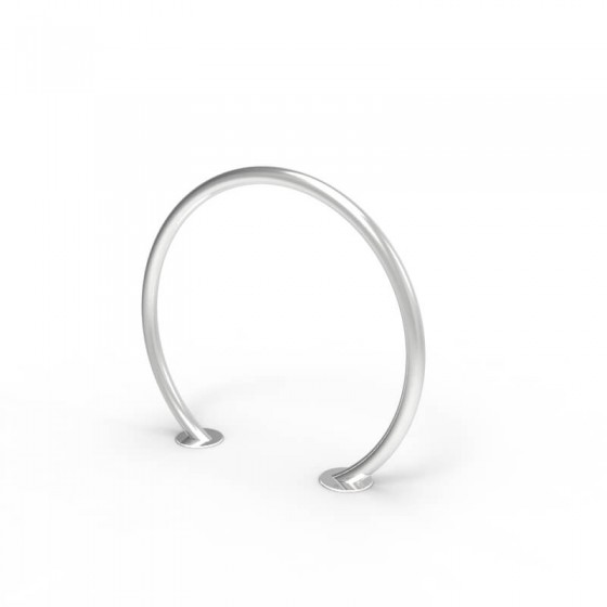 cbr4b stainless steel bike rail perspective