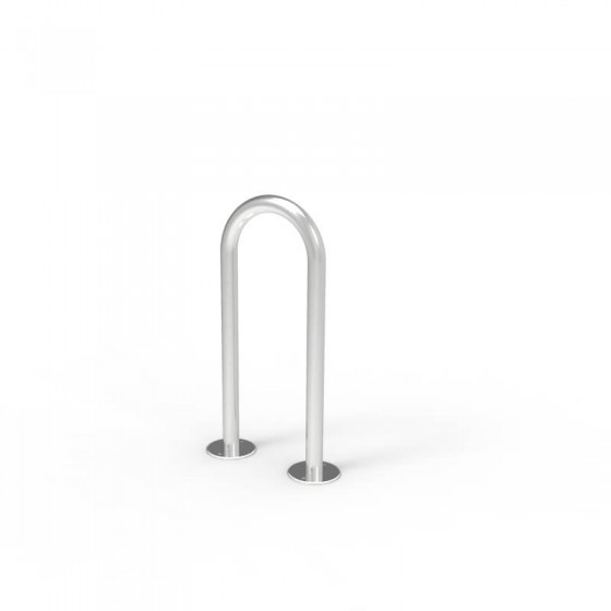 cbr3b stainless steel bike rail perspective